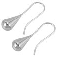 thumbnail image 2 of Here's a refined and professional product description based on the details you provided:\n\n \n\n**2pcs Sterling Silver Teardrop Earrings for Women –, 2 of 5