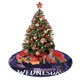 thumbnail image 4 of Falda para árbol de Navidad de miércoles, suave y divertida, decoración navideña de granja con cuello para árbol de Navidad de 30", 4 of 4