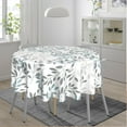 thumbnail image 4 of Leaf Tablecloth 60 inch Round, Durable Table Cover for Kitchen Dining Room, Holiday Tablecloth for Party Dinner, 4 of 5