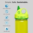 thumbnail image 2 of Nalgene Kids Grip-N-Gulp Water Bottles, Leak Proof Sippy Cup, Durable, BPA and BPS Free, Dishwasher Safe, Reusable and Sustainable, 12 Ounces, 2 of 6