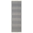 thumbnail image 4 of SAFAVIEH Montauk Karlene Geometric Striped Cotton Area Rug, Ivory/Navy, 6' x 9', 4 of 7