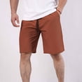 thumbnail image 4 of Aimik Beach Shorts for Men Elastic Waist Drawstring Design Mens Running Shorts Summer Lightweight Quick Dry Shorts for Gym, 4 of 6
