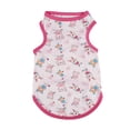 thumbnail image 1 of Dog Shirt Shrink-resistant Sleeveless Cotton Cute Cartoon Print Puppy Clothes for Summer, 1 of 8