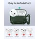 thumbnail image 2 of Funda ESR AirPods Pro 3 2025 MagSafe con tapa magnética verde, 2 of 9