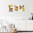 thumbnail image 3 of Boho Wall Art Boho Room Decor Mid-Century Modern Wall Art Prints Framed Neutral Geometric Canvas Prints Beige Decor Sun Sage Minimalist Artwork for Living Room Boho Wall Decor 12"x16"x3, 3 of 6