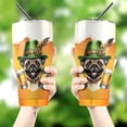 thumbnail image 4 of Best Pug Dad Proud Beer Lover Happy Oktoberfest 30oz Stainless Steel Tumbler Insulated Cup with Lid Dog Lover Gifts - 02016, 4 of 5