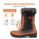 thumbnail image 2 of Dream Pairs Mujeres Botas de nieve impermeables Piel sintética Media pantorrilla con cordones Botas de nieve cálidas de invierno DP-CANADA Dream Pairs DP-CANADA, 2 of 5