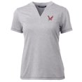 thumbnail image 2 of Women's Cutter & Buck Heather Gray Eastern Washington Eagles Forge Blade V-Neck Top, 2 of 3