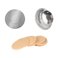 thumbnail image 4 of Lipstore 54 mm Coffee Filter Basket Stainless Steel Kitchen Tools Round Paper Filters Set A, 4 of 8