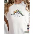 thumbnail image 1 of Camiseta de mujer con diseño de huevo de Pascua de Parasaurus, EGGASAURUS, ajuste cómodo, 220 g de algodón puro, cuello redondo informal, ideal para excursiones con estilo y diversión al aire libre. P, 1 of 6