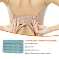 thumbnail image 4 of pitrice Extension Strap Bra Extenders Buckle 4 Hook Breathable Practical Accessories Adjustable Replacement 3 Rows Underwear A3, 4 of 5