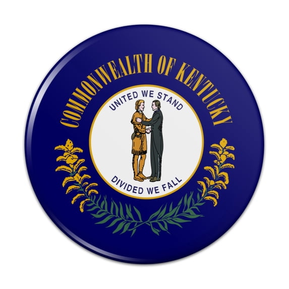 Kentucky State Flag Pinback Button Pin