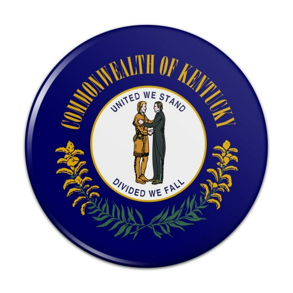 Kentucky State Flag Pinback Button Pin