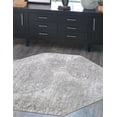 thumbnail image 3 of Rugs.com Monte Carlo Collection Rug – 4' Octagon Light Gray Medium Rug Perfect For Living Rooms, Kitchens, Entryways, 3 of 9
