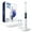 White, variant on Oral-B iO Series 8 Electric Toothbrush with 3 Brush Heads, Violet Ametrine, for Adults and Children 3+.