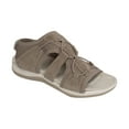thumbnail image 2 of Itsun Wedge Sandals for Women,Women's Sport Athletic Sandals Outdoor Hiking Sandals Khaki, 2 of 4
