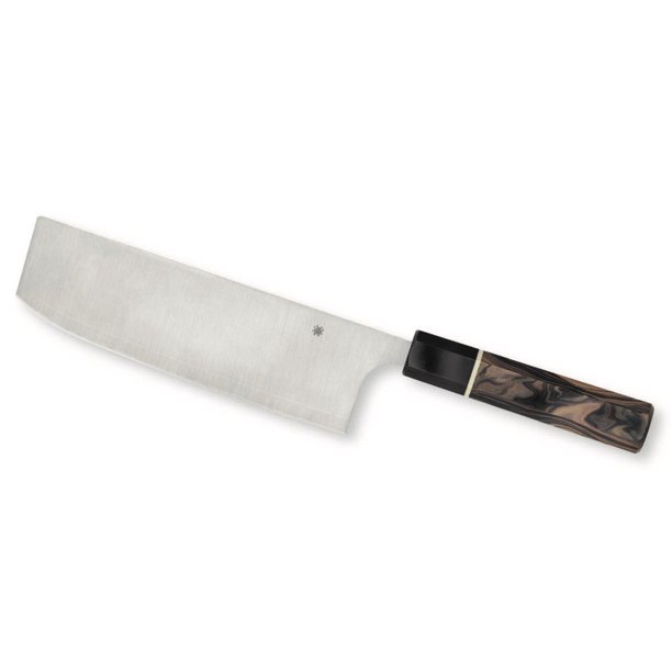 Spyderco K17GPBNBK Itamae Nakiri Chef Plain Edge Knife