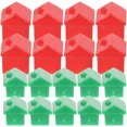 thumbnail image 3 of Miangastore 2 Sets Board Game House Props Rich Man Board Game Replacement House Hotel, 3 of 8