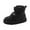 Black, variant on lnmuld Boots for Girls Winter Insulated Lined Girls Boots for Cold Weather Outdoor Activities and Everyday Casual Wear Comfortable Youth Footwear