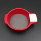 thumbnail image 2 of tamis Farine Avec Grand Grattoir Tamis Patisserie Farine Inox Double Poigne Tamis Mailles Fins En Acier Inoxydable Pour Sucre En Poudre Farine J, 2 of 5