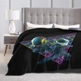 thumbnail image 2 of Blanket Throw Bedding Room Decor Flannel Blankets for Bed Sofa Warm Blankets 80"x60", 2 of 6