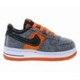 thumbnail image 2 of Nike Force 1 Lv8 Infant/Toddler Shoes Size 6, Color: Black/Starfish/White, 2 of 5