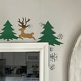 thumbnail image 1 of Christmas Hat Wall Sticker Featuring Festive Reindeer and Santa, 1 of 3