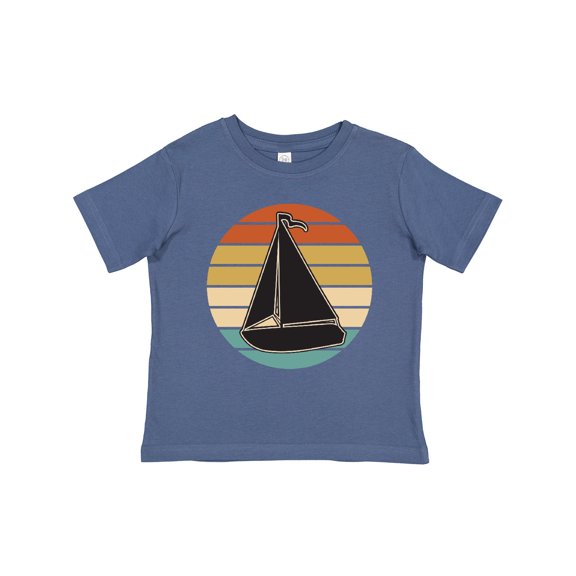 Inktastic Sailboat Vintage Nautical Sailing Boys or Girls Toddler T-Shirt