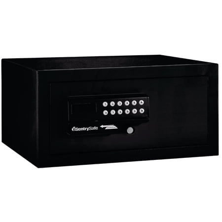 SentrySafe HL100ES Card Swipe Hotel Safe, 9.0 in x 18.0 in x 16.0 in, Black
