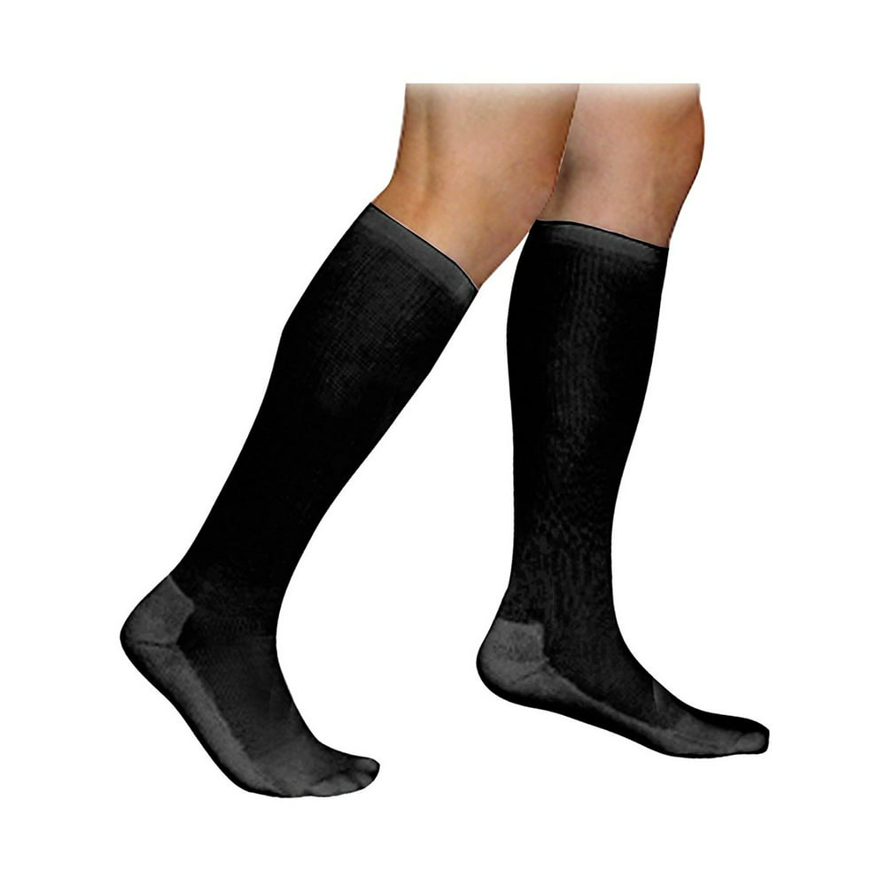 Women's Cushioned Cotton 15-20mmHg Closed Toe Knee High Sock Size: A (5 ...