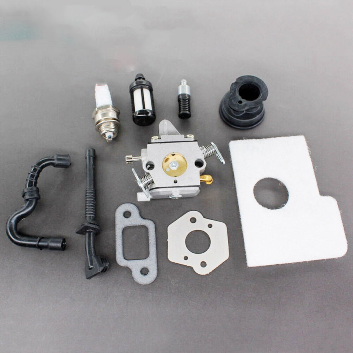 Carb Kit for Stihl MS170 MS180 017 018 Chainsaw Air Filter Fuel Oil Line