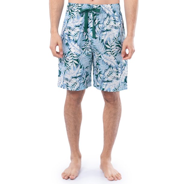 Shorts de Pijama Relaxed Fit de Popelina Estampada IZOD para Hombre