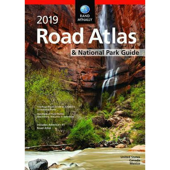 Pre-Owned Rand McNally 2019 National Park Atlas & Guide (Spiral-bound) 0528019589 9780528019586