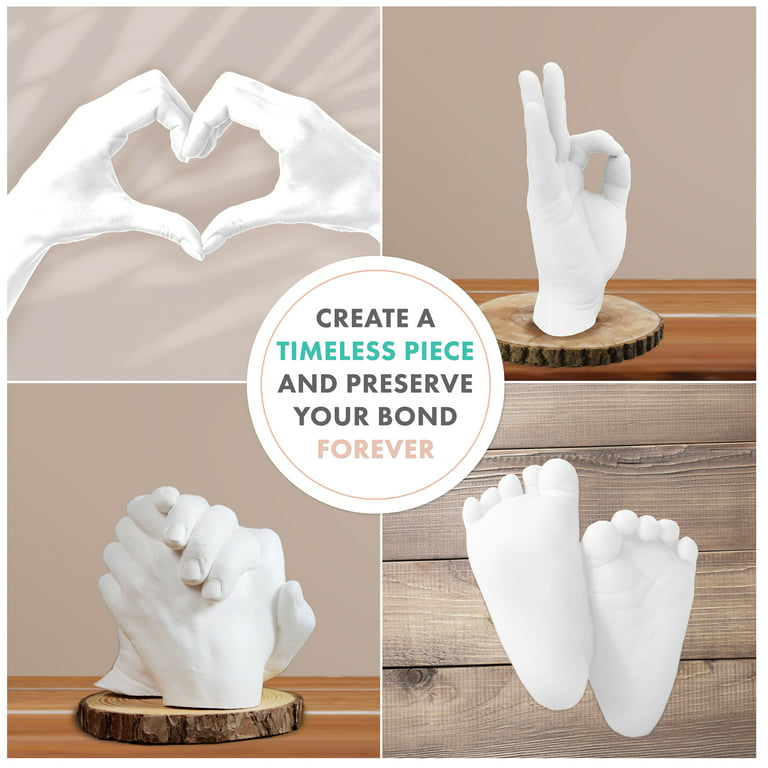 Keepsake Hand Casting Kit Hand Molding Casting Kit Plaster Hand Mold  Keepsake Sculpture Diy Gift For Couples Anniversary Infant Wedi Man  Jiadding Fami