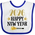 thumbnail image 3 of Inktastic 2026 Happy New Year Boys or Girls Baby Bib, 3 of 4