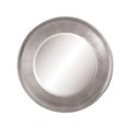 thumbnail image 1 of Silver Leaf Round Wall Mirror Beveled Glass Modern, 1 of 2