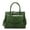 green, variant on Vintage Women Snakeskin Grain Oil Leather Handbag Large Capacity Crossbody Shoulder Bag Pusrse