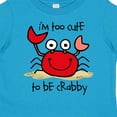 thumbnail image 4 of Inktastic Too Cute Crab Boys or Girls Toddler T-Shirt, 4 of 5