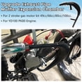 thumbnail image 4 of Silenciador de escape para bicicleta motorizada a gas de 2 tiempos 50cc-100cc, 4 of 6