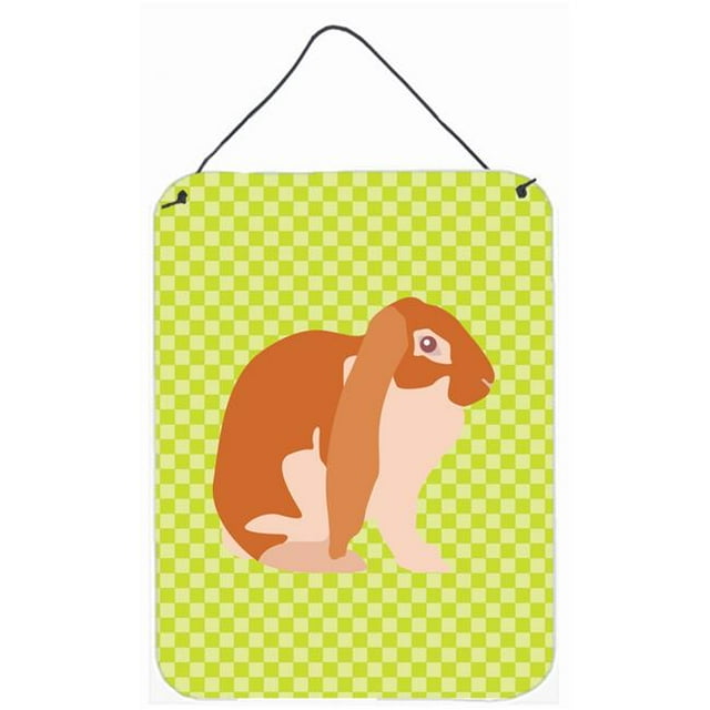 Carolines Treasures BB7788DS1216 English Lop Rabbit Impressions Murales Ou de Porte Vertes