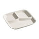 thumbnail image 2 of Plato de fibra de paja con divisiones de 25 cm | Plato reutilizable con secciones para niños y adultos | Apto para microondas y lavavajillas | Plato ligero y duradero para picnics, camping y fiestas, 2 of 6