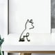 thumbnail image 3 of Esculturas abstractas de mascota, de animales, estatuas, , pequeña sala de escritorio, decoración para sala de y dortorio , 10x10x16 cm Fernando  Estatuilla de animales, 3 of 8