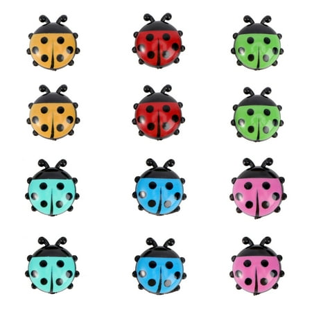 

12Pcs Fashion Simulated Succulent Refrigerator Stickers Refrigerator Cling