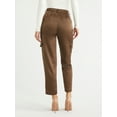 thumbnail image 3 of Sofia Jeans Women's High Rise Satin Cargo Pants, 27" Inseam, Sizes 00-22, 3 of 6