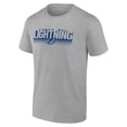thumbnail image 2 of Men's Heathered Gray Tampa Bay Lightning Solid Formation T-Shirt, 2 of 4
