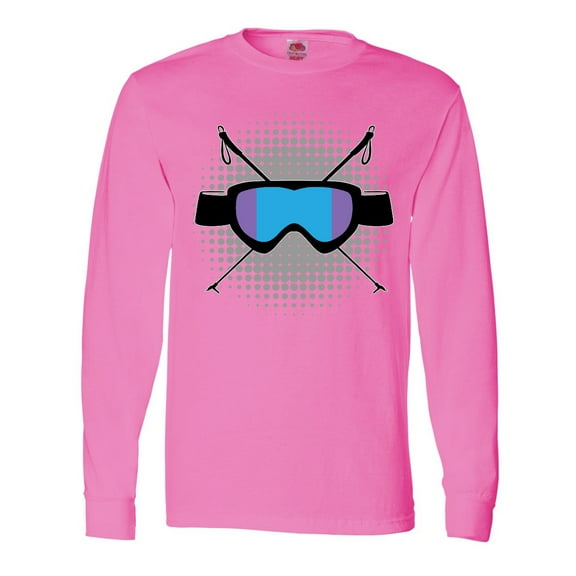 Inktastic Ski Mask Skiing Long Sleeve T-Shirt