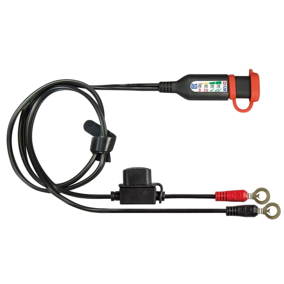OptiMATE MONITOR O-128v2, Permanent battery lead with integrated battery status / charge system monitor for 12V lead-acid
