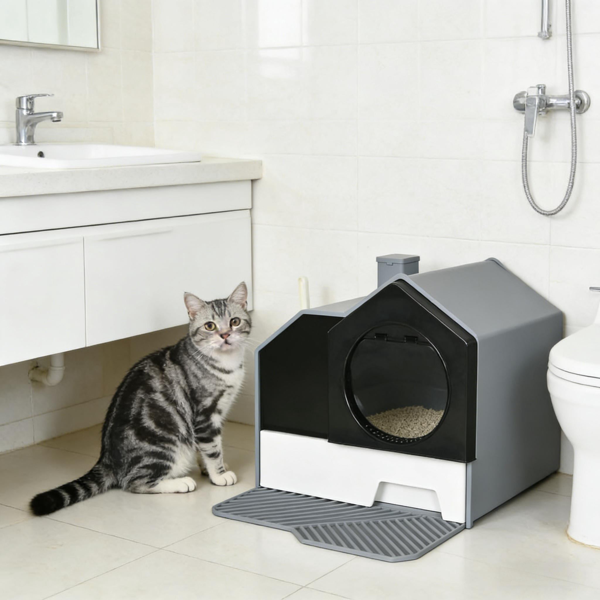 Cat Litter Box, Hooded Cat Litter Box