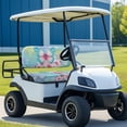 thumbnail image 5 of Pzuqiu Butterfly Floral Sky Golf Cart Seat Covers Breathable, All-Weather Protection, Suitable for Outdoor, Fit for Club Car Precedent, 5 of 10