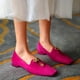 thumbnail image 1 of Sombrero cuadrado de corte bajo de color sólido de tacón grueso para mujer con zapatos individuales de media boca Wmkox8yii  shjk7201, 1 of 6